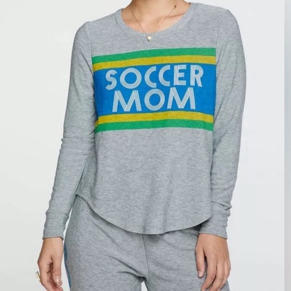 Chaser Sweatshirt And Sweatpants Set Womens Small Gray Soccer Mom Activewear new - Picture 1 of 12